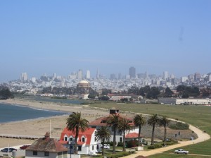 Crissy Field mit Skyline San Francisco